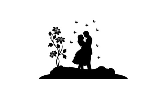 Download Valentine Silhouette Clipart - Valentine silhouette clipart Collection